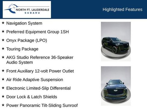 Used 2024 Cadillac Escalade Sport Platinum w/ LPO, ONYX Package AWD/4WD image 7