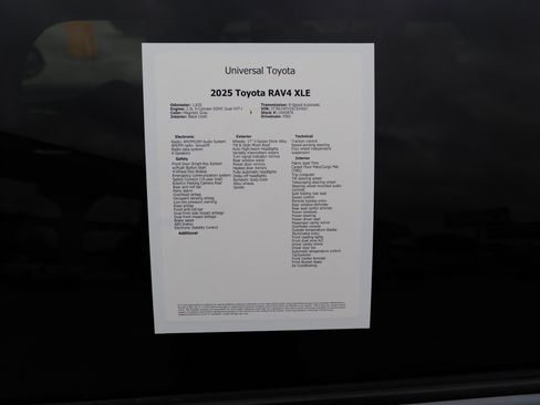 Certified 2025 Toyota RAV4 XLE image 45