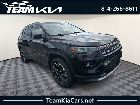 Used 2022 Jeep Compass Limited w/ Sun and Sound Group AWD/4WD image 1