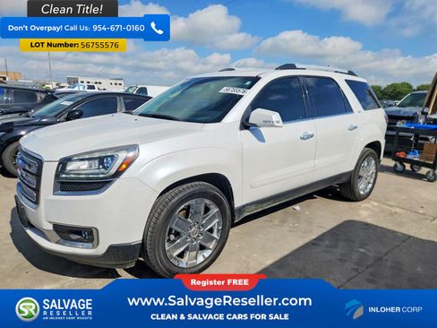 Used 2017 GMC Acadia Limited SLT FWD image 1