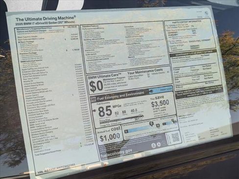 New 2026 BMW i7 eDrive50 image 19