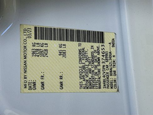 Used 2023 Nissan Altima 2.5 SR FWD image 12