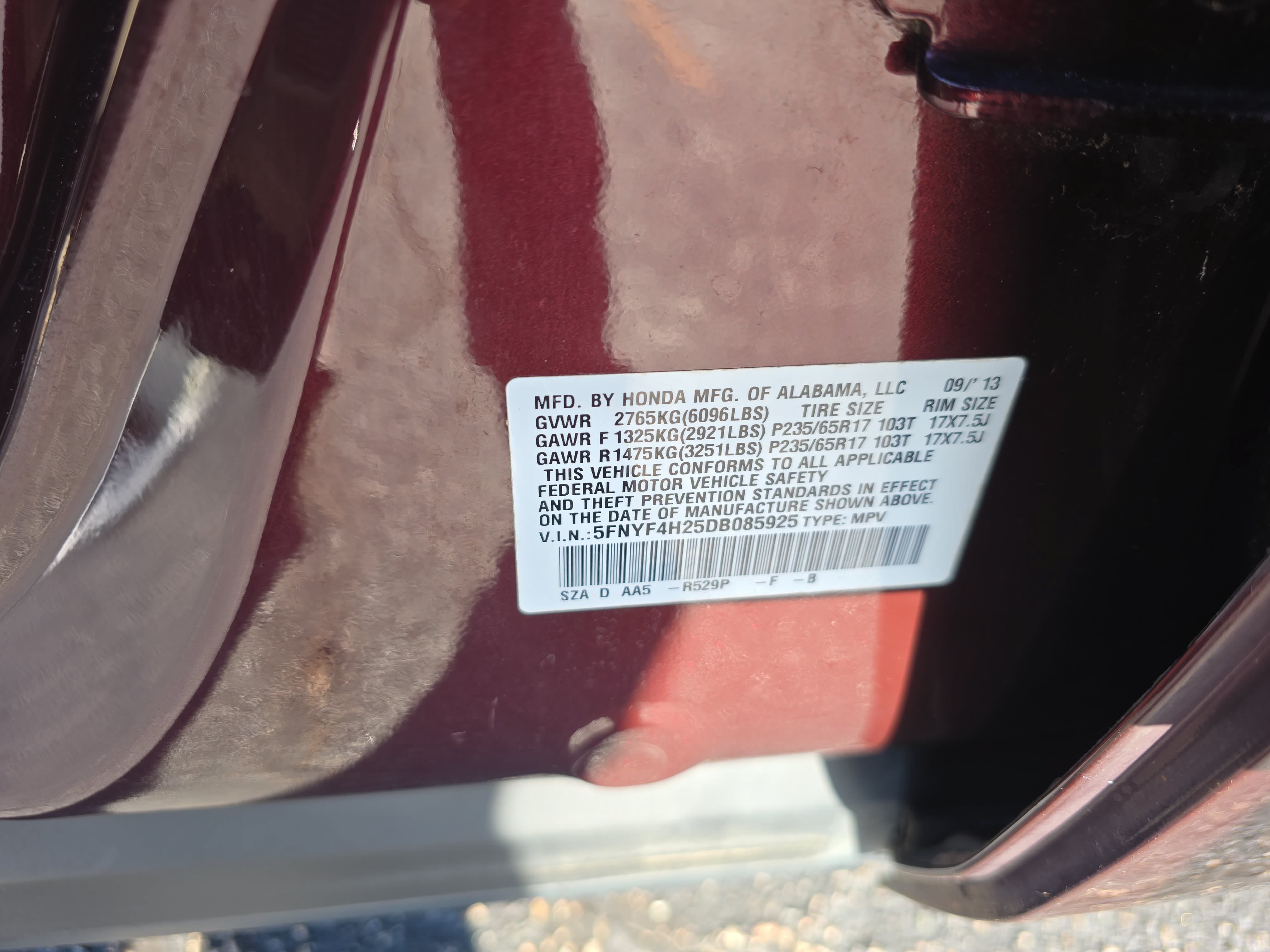 Used 2013 Honda Pilot LX image 35