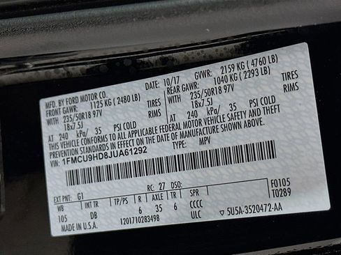 Used 2018 Ford Escape SEL w/ Ford Safe & Smart Package AWD/4WD image 32