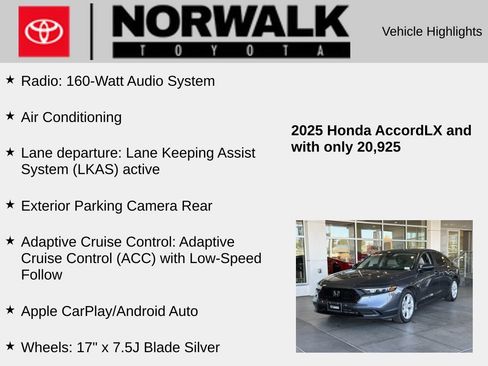Used 2025 Honda Accord LX image 10