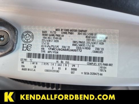 Certified 2024 Ford Escape Active AWD/4WD image 25