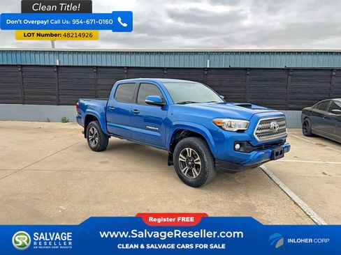 Used 2017 Toyota Tacoma TRD Sport w/ Tow Package image 1
