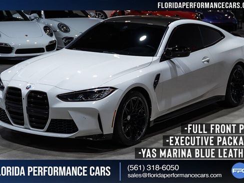 Used 2022 BMW M4 xDrive Competition w/ Executive Package AWD/4WD image 1