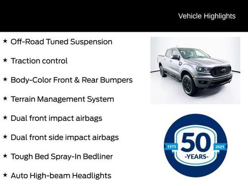 Certified 2023 Ford Ranger XLT w/ Equipment Group 302A High image 31