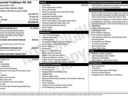 New 2026 Chevrolet TrailBlazer RS w/ Convenience Package image 10