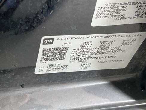 Used 2021 GMC Sierra 1500 AT4 image 30