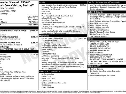New 2026 Chevrolet Silverado 3500 W/T AWD/4WD image 28