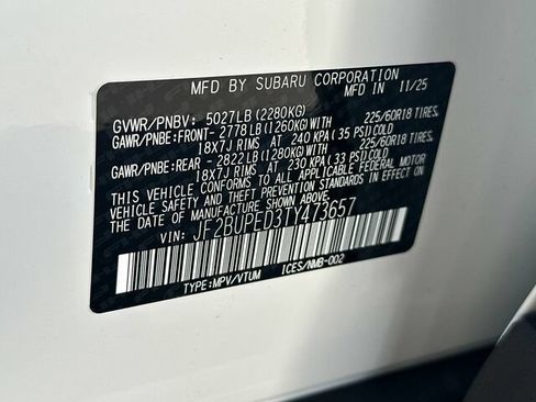 New 2026 Subaru Outback Touring AWD/4WD image 35