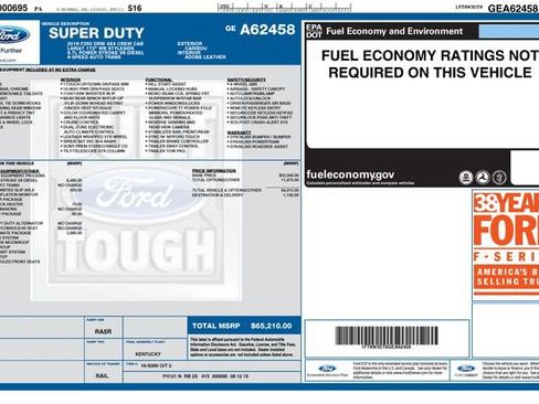 Used 2016 Ford F350 Lariat w/ Lariat Ultimate Package AWD/4WD image 34