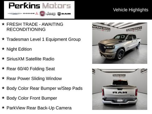 Used 2025 RAM 1500 Tradesman w/ Night Edition AWD/4WD image 12