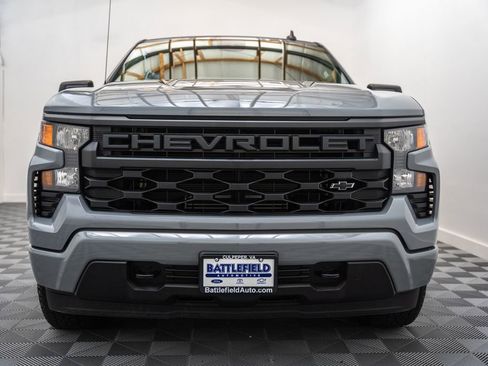 Used 2025 Chevrolet Silverado 1500 Custom w/ Turbomax Blackout Package AWD/4WD image 2
