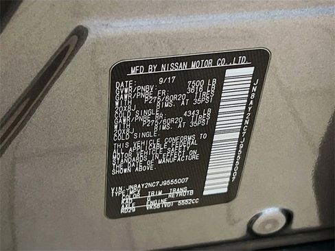 Used 2018 Nissan Armada SL w/ Moonroof Package image 38