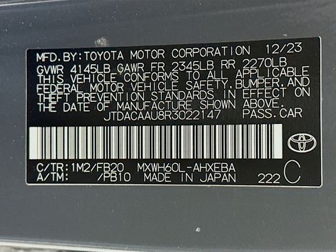 Used 2024 Toyota Prius LE image 12