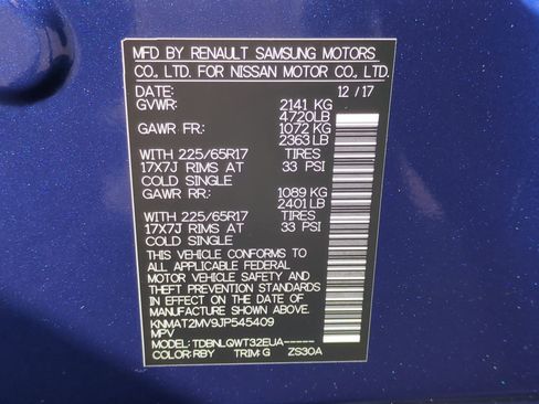 Used 2018 Nissan Rogue SV image 33