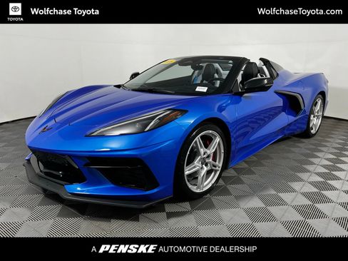 Used 2025 Chevrolet Corvette Stingray Premium Conv w/ Stealth Interior Trim Package RWD image 1
