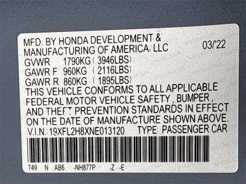 Used 2022 Honda Civic Sport image 29