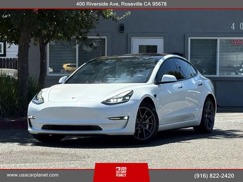 Used 2021 Tesla Model 3 Long Range AWD/4WD image 1