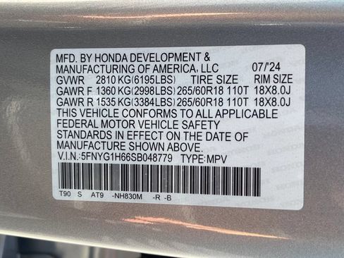 Certified 2025 Honda Pilot TrailSport image 13