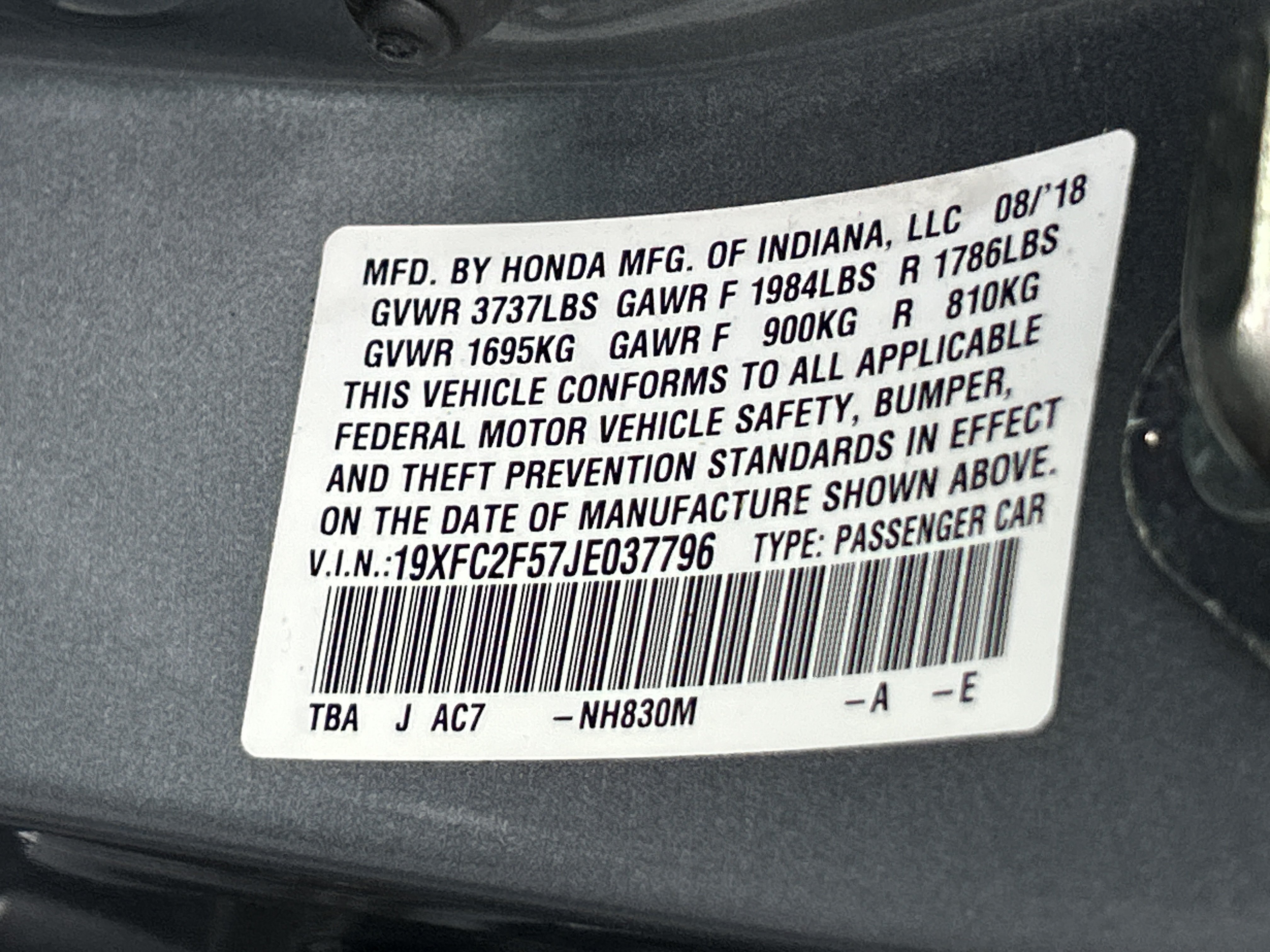 Used 2018 Honda Civic LX image 36