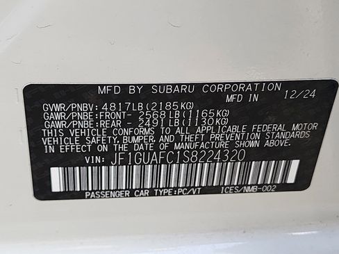 Certified 2025 Subaru Impreza 2.0i Sport image 35