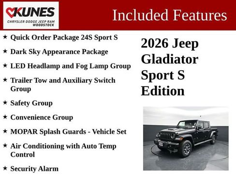 New 2026 Jeep Gladiator Sport image 3