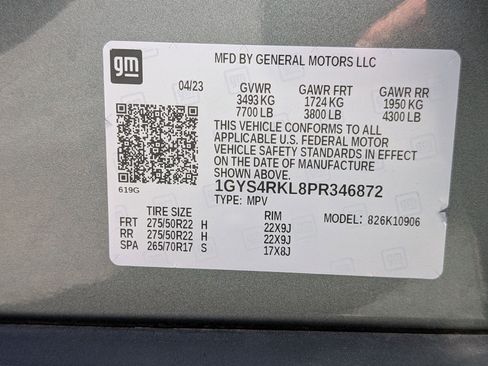 Certified 2023 Cadillac Escalade ESV Sport Platinum AWD/4WD image 34