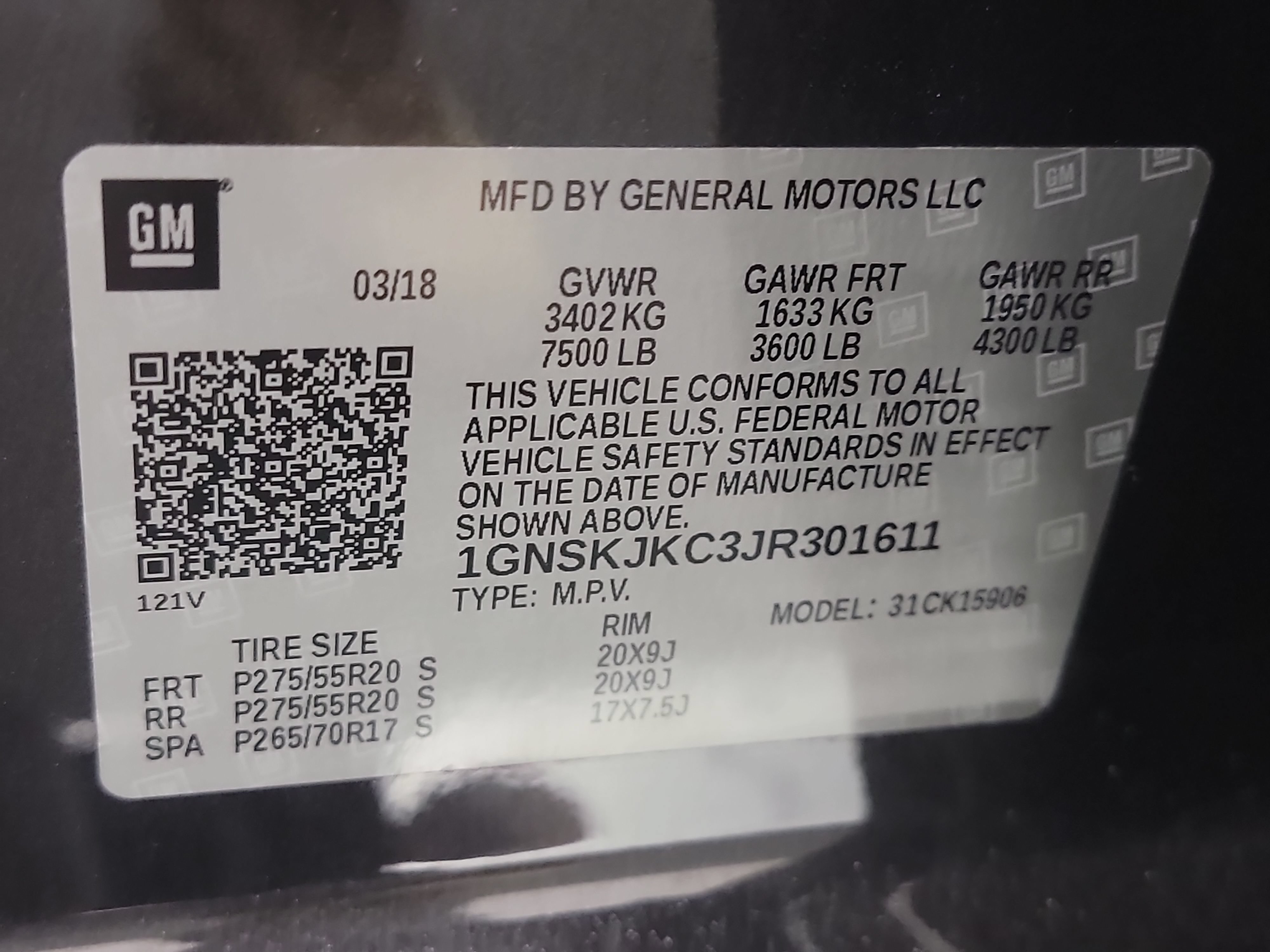 Used 2018 Chevrolet Suburban Premier AWD/4WD image 32