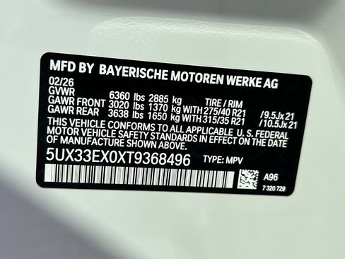 New 2026 BMW X6 xDrive40i w/ Premium Package image 37