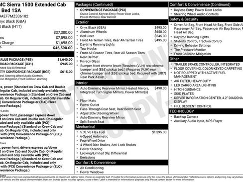 Used 2021 GMC Sierra 1500 4x4 Double Cab w/ Sierra Value Package image 39