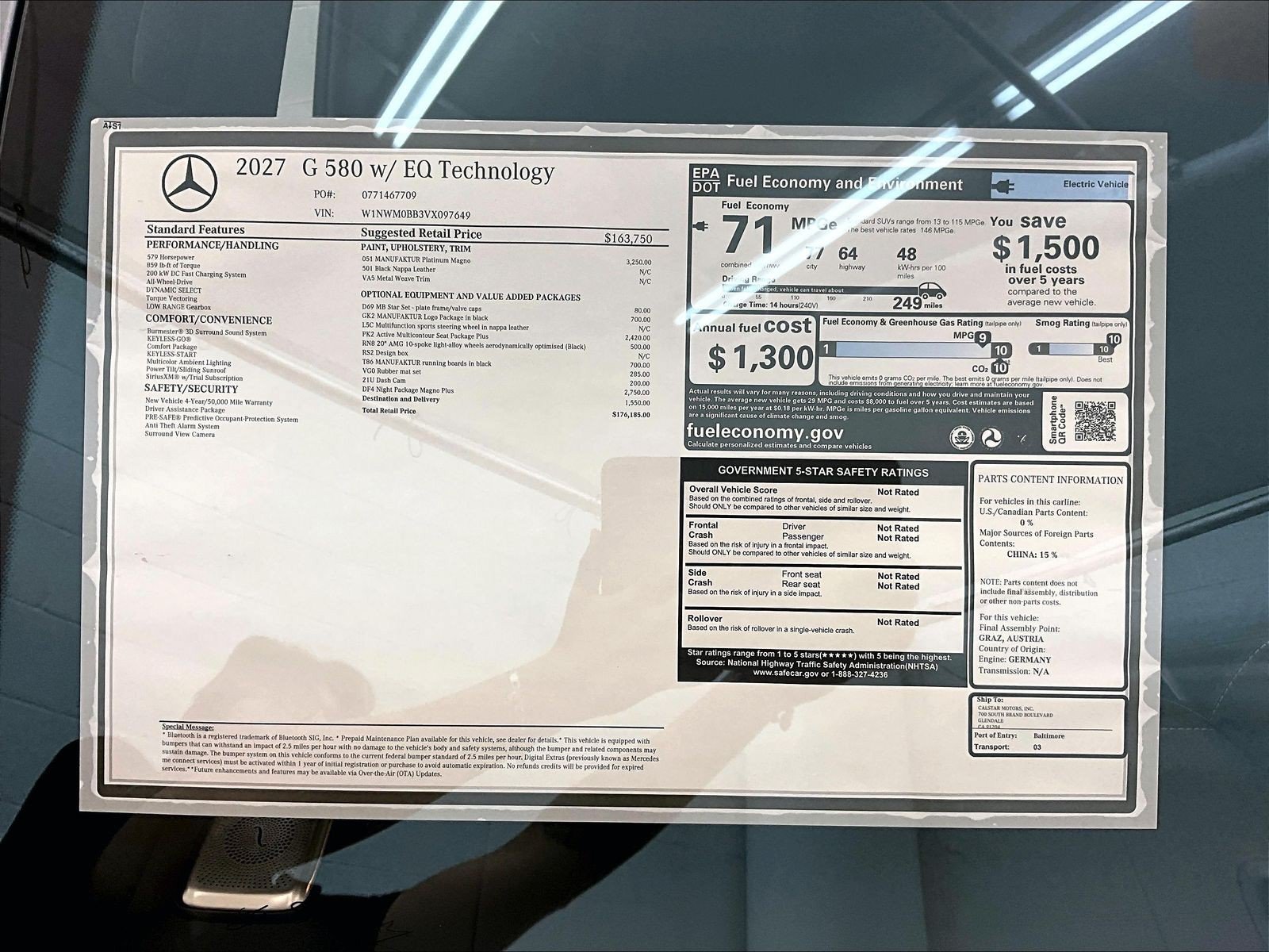 New 2027 Mercedes-Benz G 580 e image 17