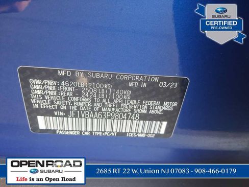 Used 2023 Subaru WRX AWD/4WD image 26