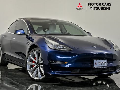 Used 2018 Tesla Model 3 Long Range AWD/4WD image 1