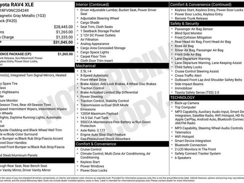 Used 2022 Toyota RAV4 XLE w/ Convenience Package FWD image 4