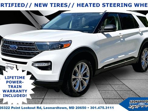 Certified 2022 Ford Explorer XLT w/ Equipment Group 202A AWD/4WD image 1
