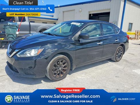 Used 2018 Nissan Sentra S w/ S Midnight Style Package FWD image 1