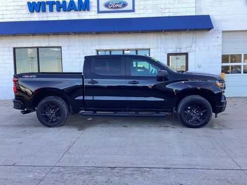 New 2026 Chevrolet Silverado 1500 Custom w/ Turbomax Blackout Package AWD/4WD image 2