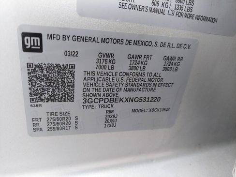 Used 2022 Chevrolet Silverado 1500 Custom image 34