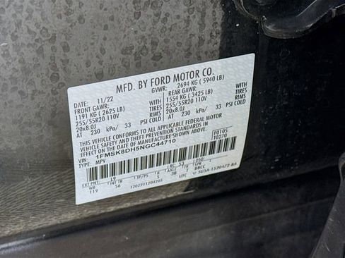 Certified 2022 Ford Explorer XLT w/ Equipment Group 202A image 37