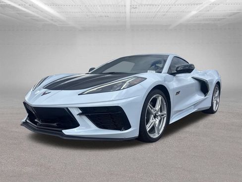 Used 2023 Chevrolet Corvette Stingray Coupe w/ Engine Appearance Package RWD image 1