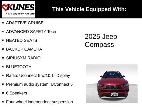 Used 2025 Jeep Compass Limited AWD/4WD image 3