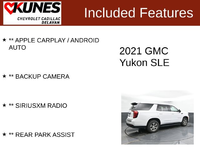 Used 2021 GMC Yukon SLE AWD/4WD image 3