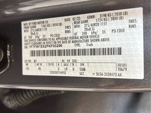 Used 2023 Ford F150 XLT w/ Equipment Group 302A High AWD/4WD image 15