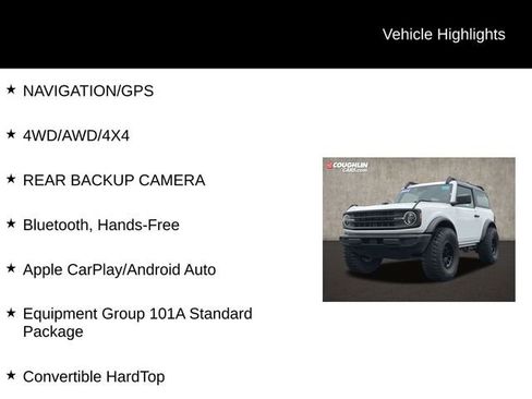 Used 2022 Ford Bronco 2-Door AWD/4WD image 2