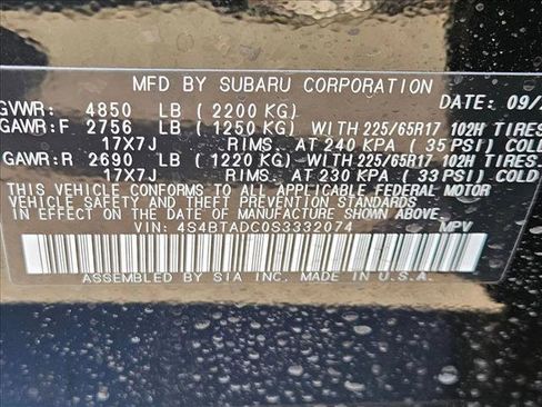 New 2025 Subaru Outback Premium image 17