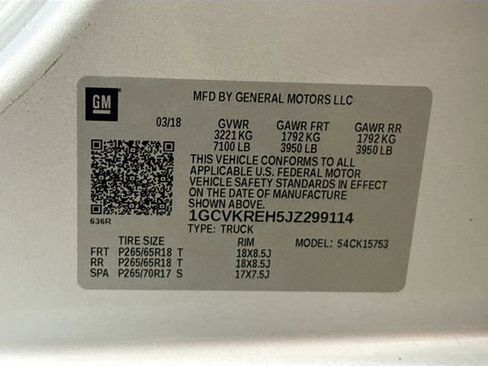 Used 2018 Chevrolet Silverado 1500 LT w/ All Star Edition AWD/4WD image 31